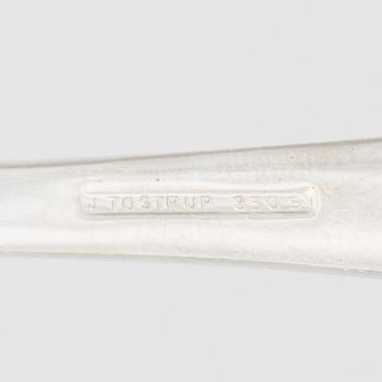 J. Tostrup, bestickuppsättning, silver, 48 delar, Norge.