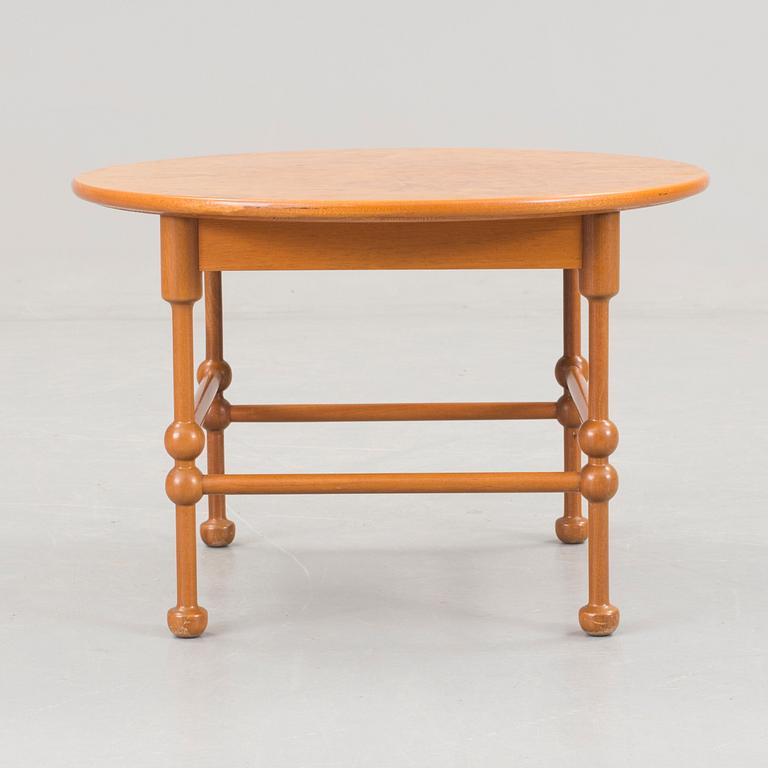 Josef Frank, a mahogany and burrwood side table, Svenskt Tenn, model 1028.