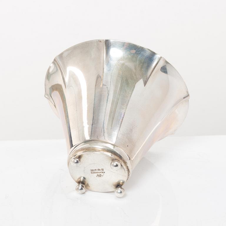Wiwen Nilsson, Bowl, silver, A. Nilsson, Lund, 1928.