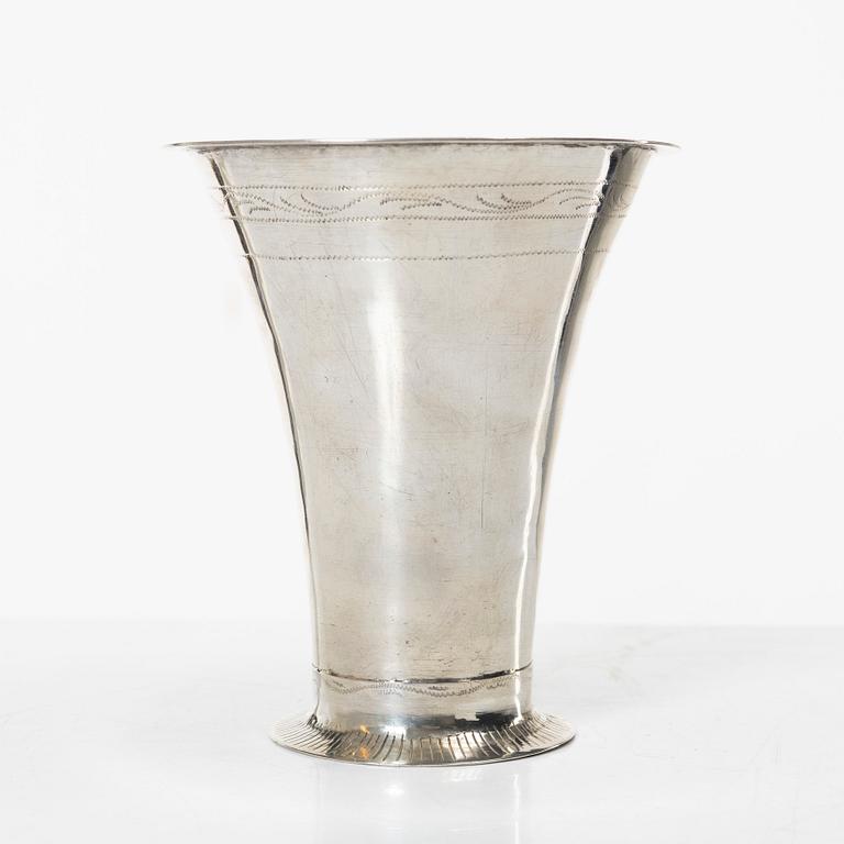 Petter Gillberg, bägare, silver, Varberg 1791.