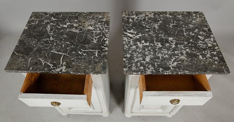 NATTDUKSBORD, 1 par, tidigt 1900-tal.