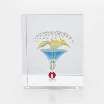 Oiva Toikka, årskub 2000, signerad Oiva Toikka Nuutajärvi 2000, 956/2000.