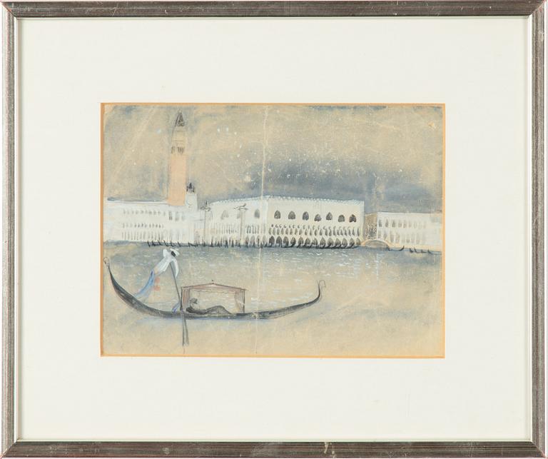 Einar Jolin, Gondol, Venedig.