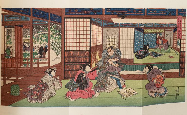 Böcker, två stycken. Japan, 1900-tal.