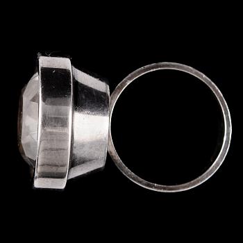 RING, sterlingsilver, 1960-tal.