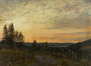 Edvard Rosenberg, Skymningslandskap.