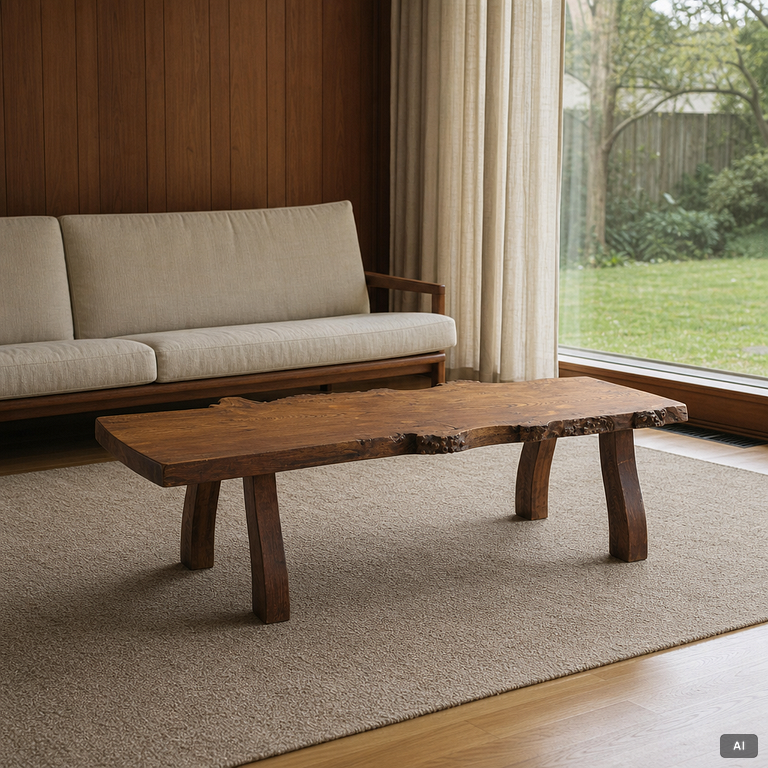Carl-Axel Beijbom, soffbord, "Naturbord", Åby, 1968.