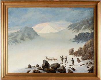 OKÄND KONSTNÄR, 1 par, olja på duk, en signerad Lehmann, 1900-tal.