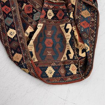 An antique Shahsavan Mafrash, Length 105, width 55, height 65 cm.