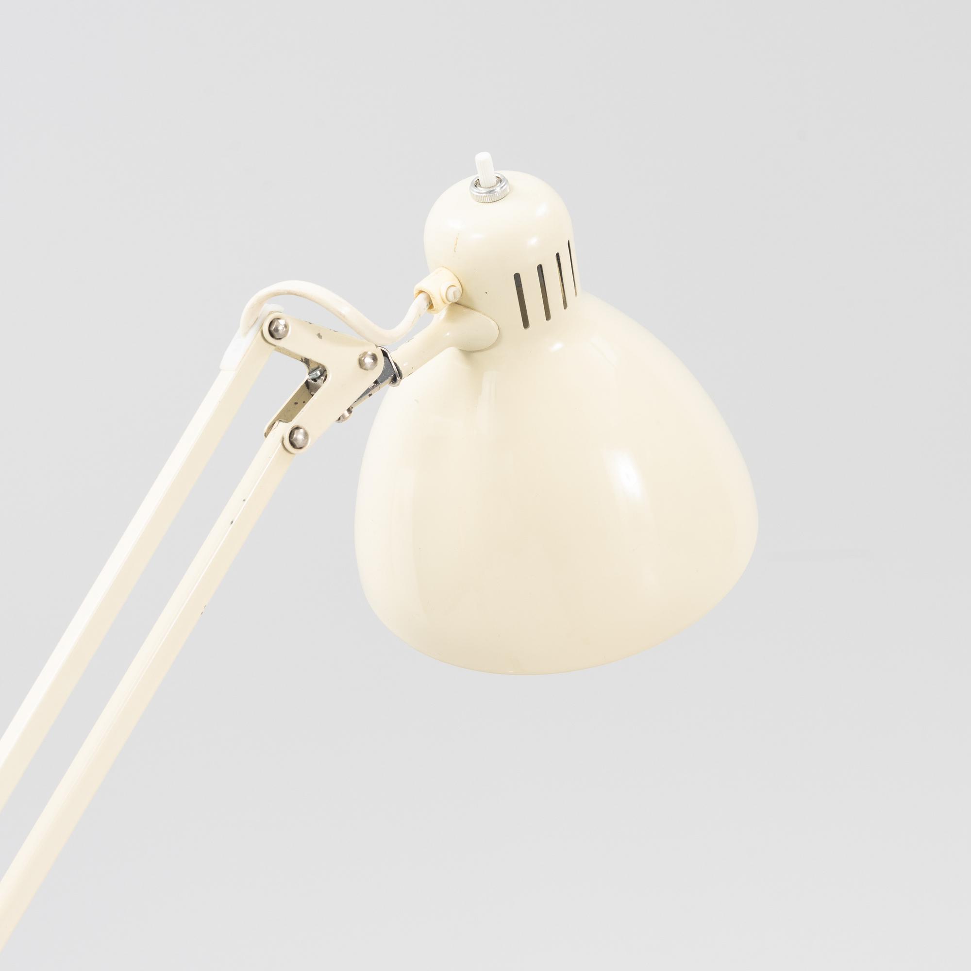Jac Jacobsen, golvlampa, Naska Loris, Luxo, formgiven 1933.