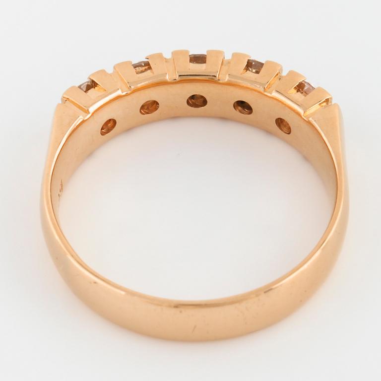 RING, med briljantslipade diamanter totalt 0.75 ct, Schalins, Östersund.