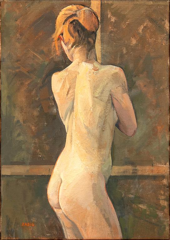 Jacques Zadig, "Red-haired model".