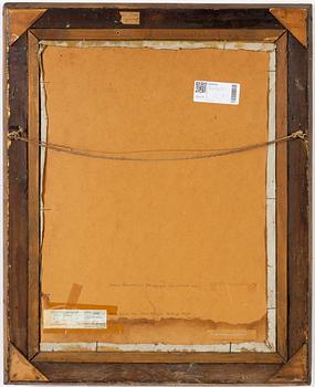 Mollie Faustman, olja på duk/pannå, signerad.