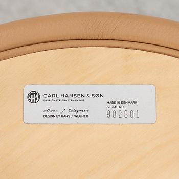 Hans J. Wegner, barstolar, ett par, "CH56", Carl Hansen & Son, Danmark, 2000-tal.