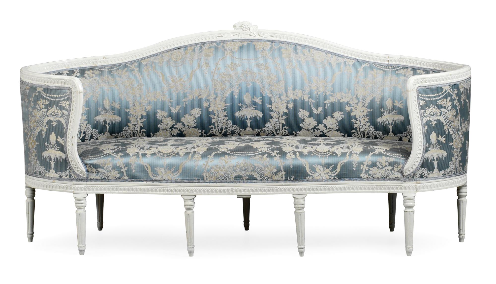 A Gustavian sofa.