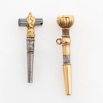 Pocket watch keys 2 pcs.