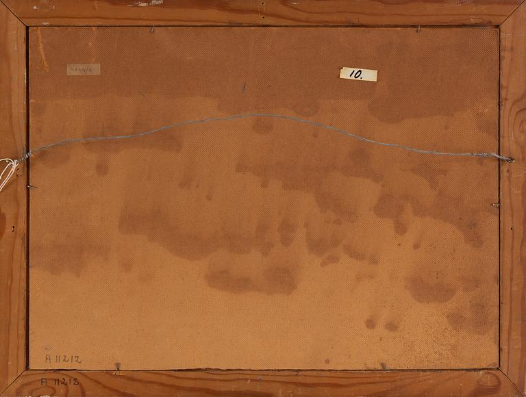 Lars Boëthius, oil on panel, signed.