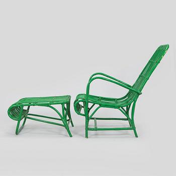 Puutarhatuoli/ lepotuoli, malli  153 ja rahi, malli 1514, Artekin piirustuskonttori, 1950-luvun alku.