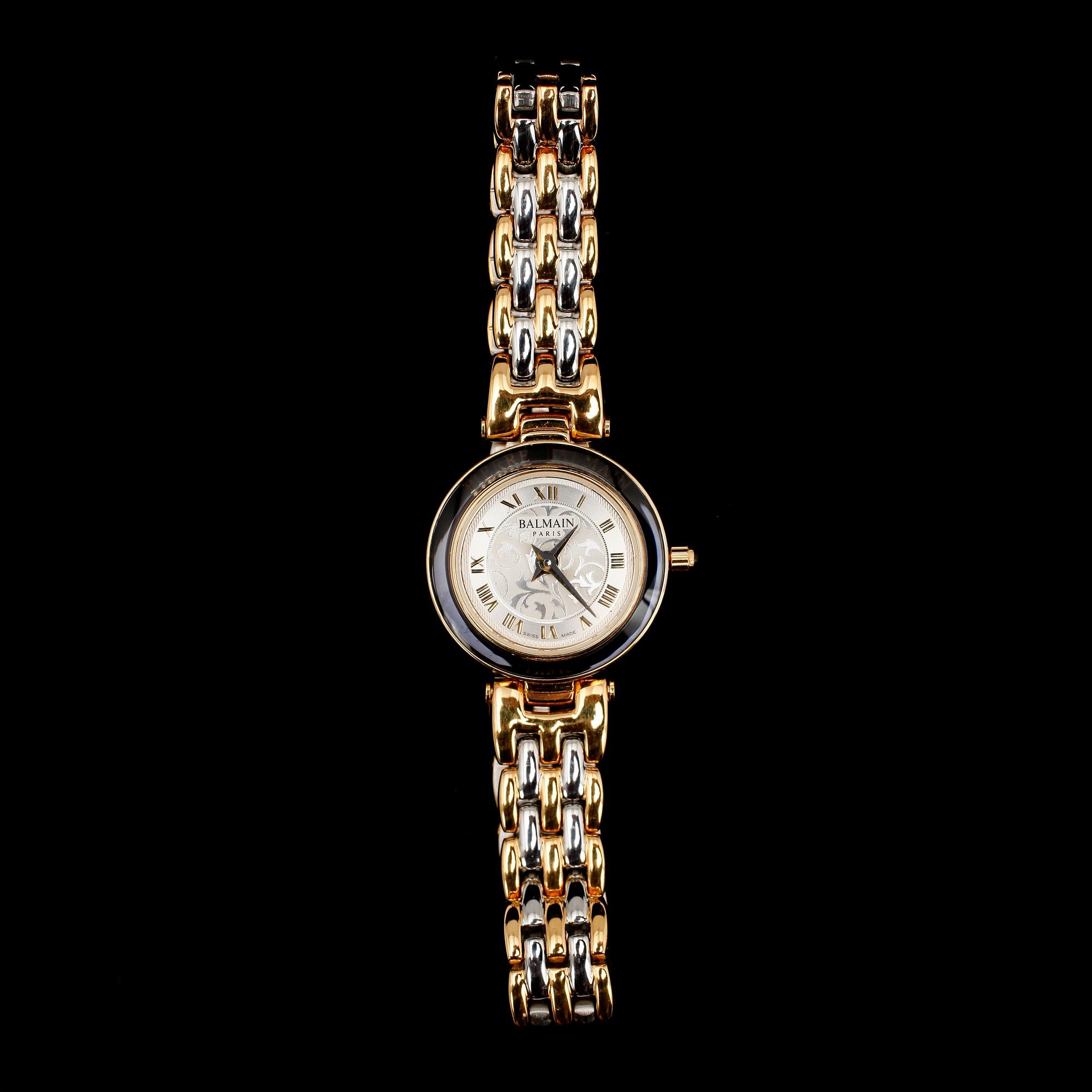 DAMARMBANDSUR, stål, Pierre Balmain, Paris.