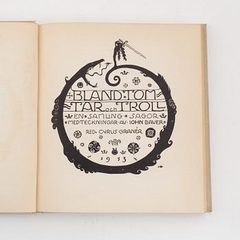 13 volumes 'Bland tomtar och troll', different publishers, 1907- late 20th century.