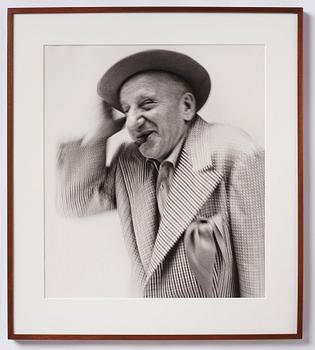 Richard Avedon, "Jimmy Durante", 1970.