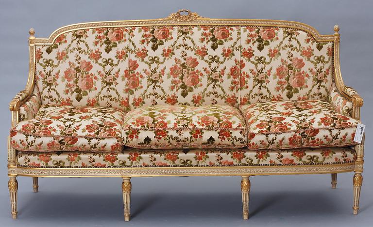 SOFFA, Louis XVI-stil, 1900-tal.