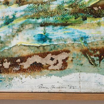 RUNE JANSSON, oil on canvas, signed and dated -55.