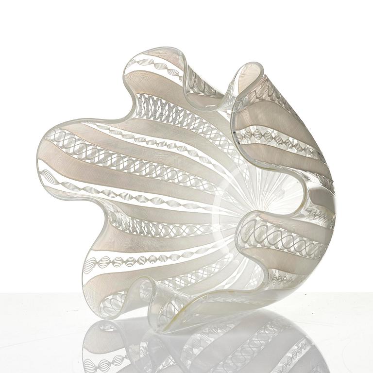 Paolo Venini & Fulvio Bianconi, A 'Fazzoletto' glass vase, Murano Italia.