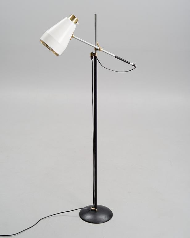 VILJO HIRVONEN, A FLOOR LAMP, H 801. Stamped Valaistustyö, H 801. Early 1970s.