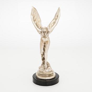 Skulptur, "Spirit of Ecstacy", symbol för Rolls-Royce, 1900-tal.