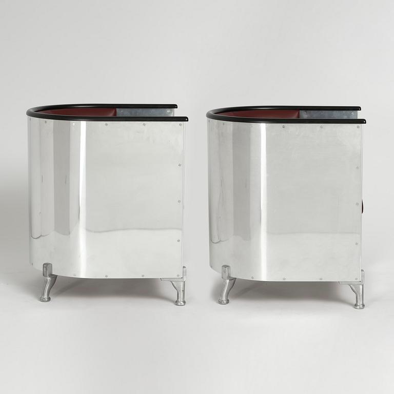 Mats Theselius, fåtöljer, ett par, "Aluminiumfåtölj", specialbeställda, Källemo, Värnamo, 2014.