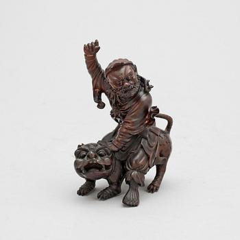 FIGURIN, trä, Kina, troligen omkr 1900.