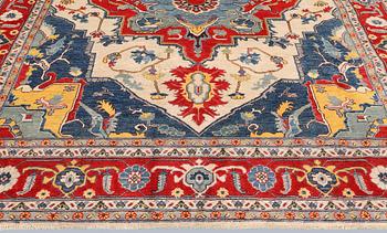 Matta, Kazak design, ca 294 x 244 cm.