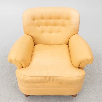 Josef Frank, fåtölj, modell 568, Firma Svenskt Tenn.