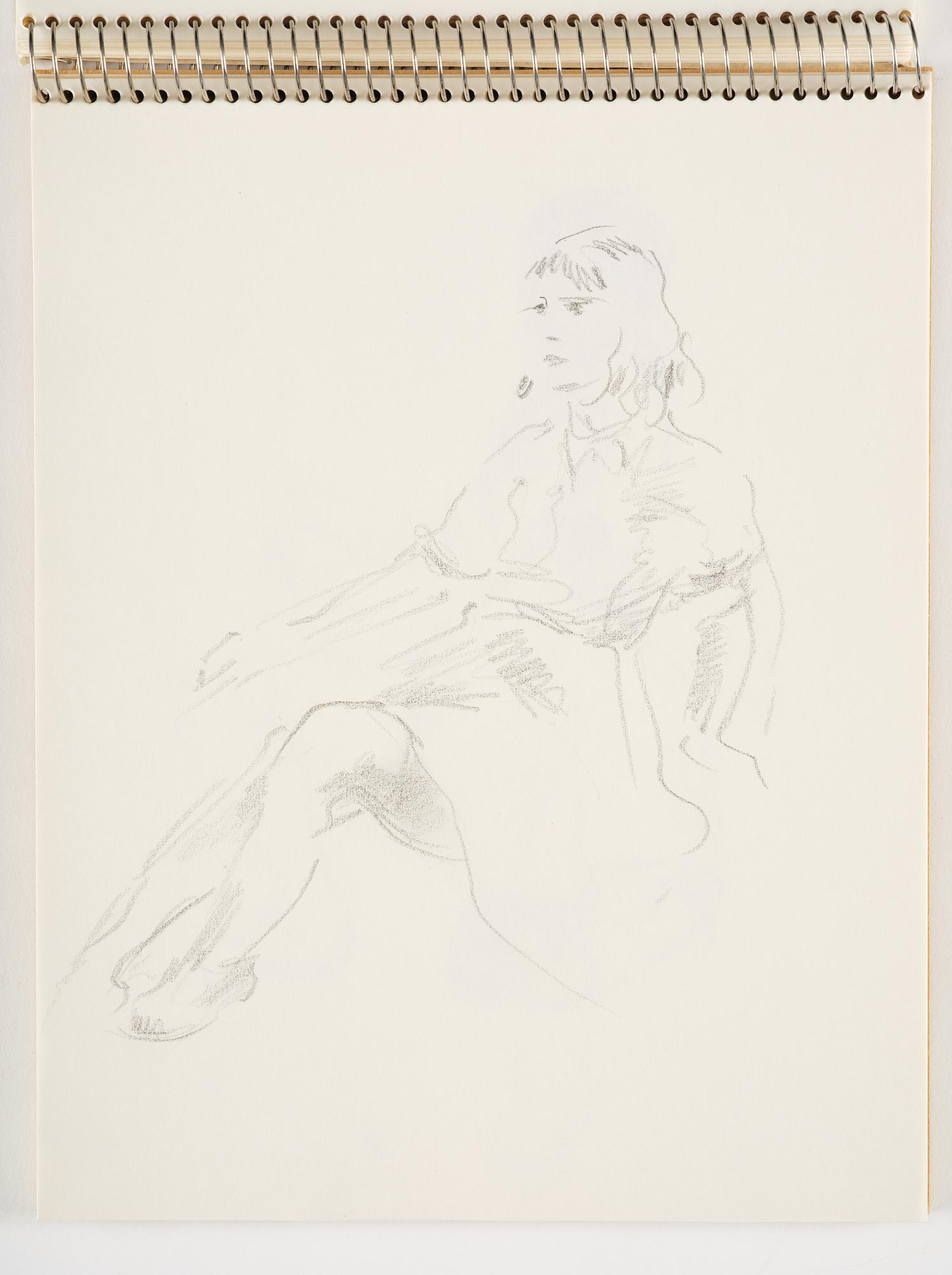 Lotte Laserstein, Sketchbook with approximately 42 drawings, of which 1 is signed.