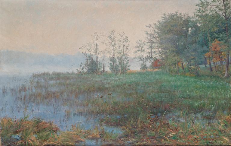 Ida Gisiko-Spärck, Landscape from the Lilla Sickla estate, Nacka, Sweden.