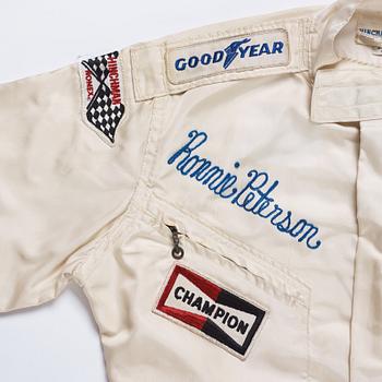 Ronnie Peterson's racing suit from 1977.