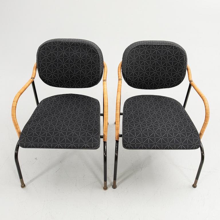 Mats Theselius, armchair, a pair, "Bamboo king", Källemo AB, Värnamo, 8/360 and 49/360.