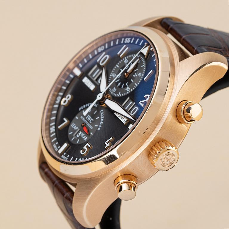 IWC, Pilot's Watch, Spitfire, Perpetual Calendar Digital Date-Month, ca 2012.