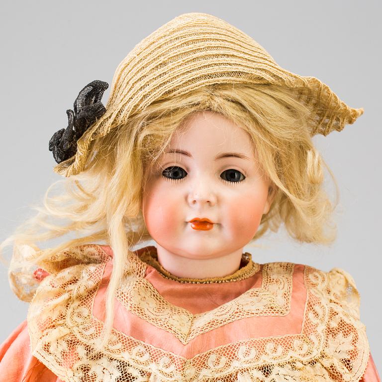 A bisque head doll 117A by Kämmer & Reinhardt, Germany, ca 1911.