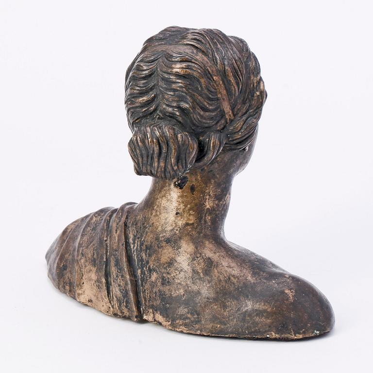 OKÄND KONSTNÄR, skulptur, brons, jugend, 1900-talets början.