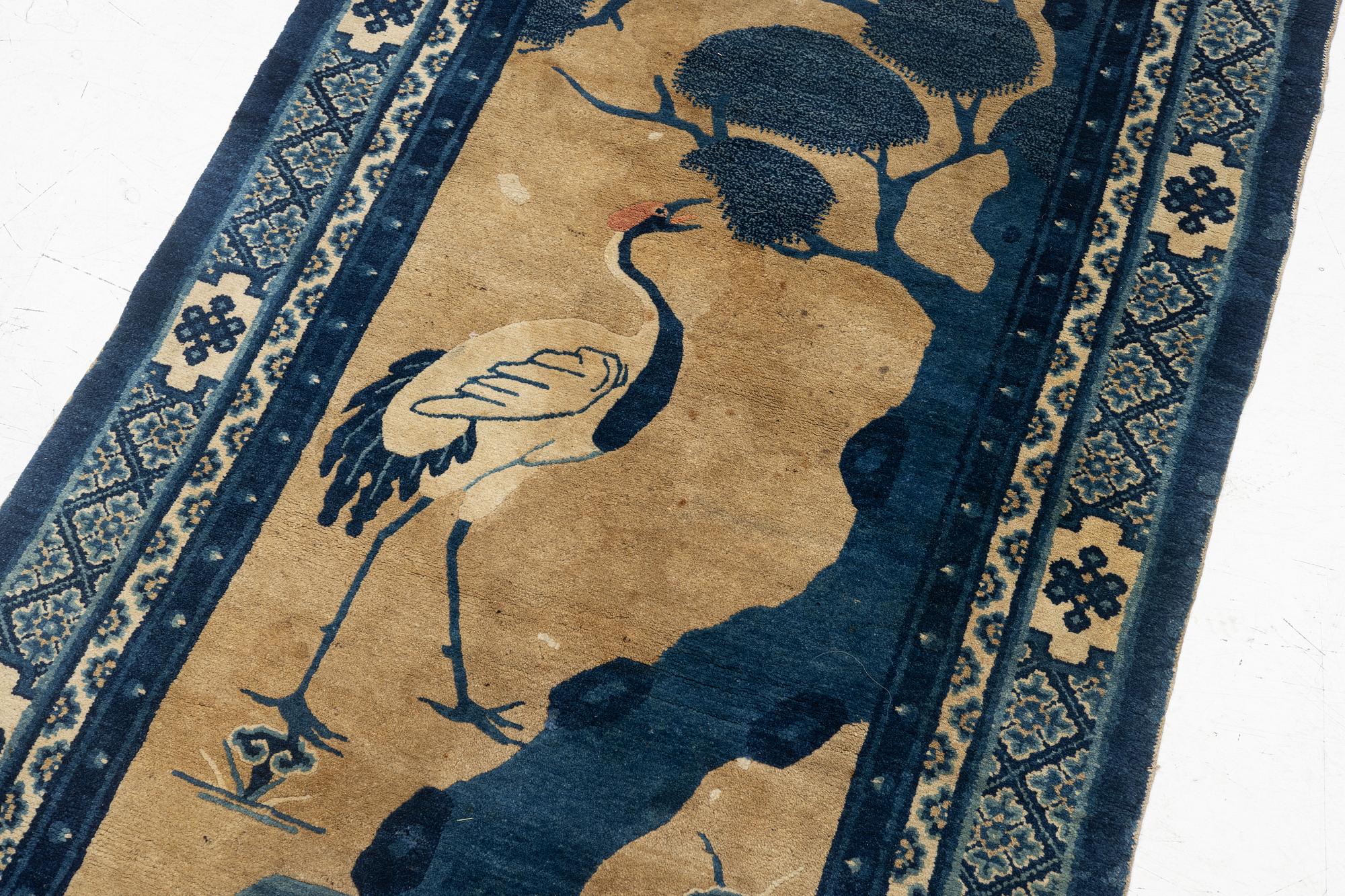 Carpet, China, Baotou, approx. 185 x 97 cm.