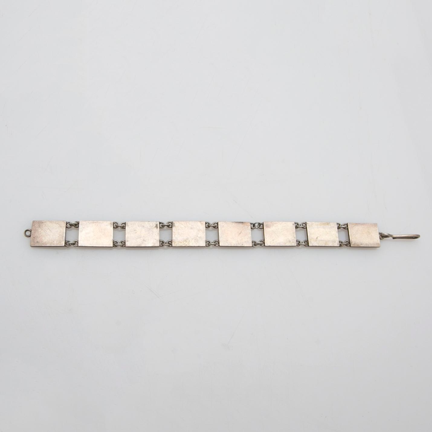 Wiwen Nilsson, armband, sterlingsilver, Lund, 1965.