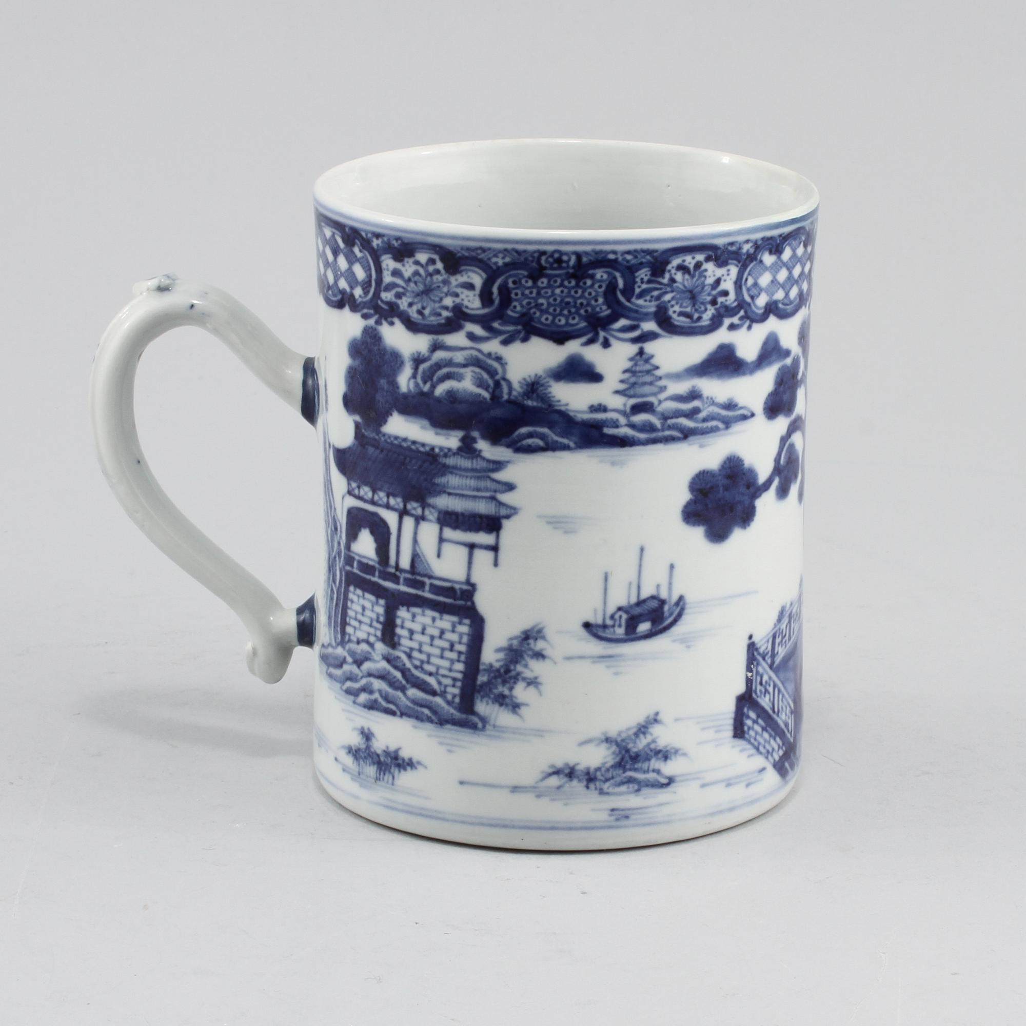MUGG, porslin, Kina, 1800-tal.