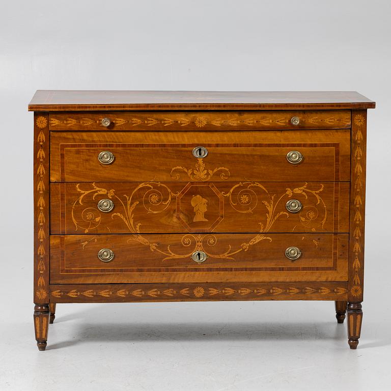 Chest of drawers, Italy, Louis XVI, circa 1800.