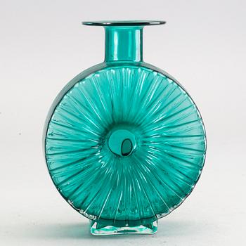 HELENA TYNELL, flaska, glas, "Solflaska", Riihimäen Lasi Oy, 1900-talets mitt / andra hälft.