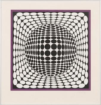 Victor Vasarely, silkscreen, signed and numbered 19/100.