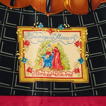 Hermès, scarf, "Hommage à Mozart".