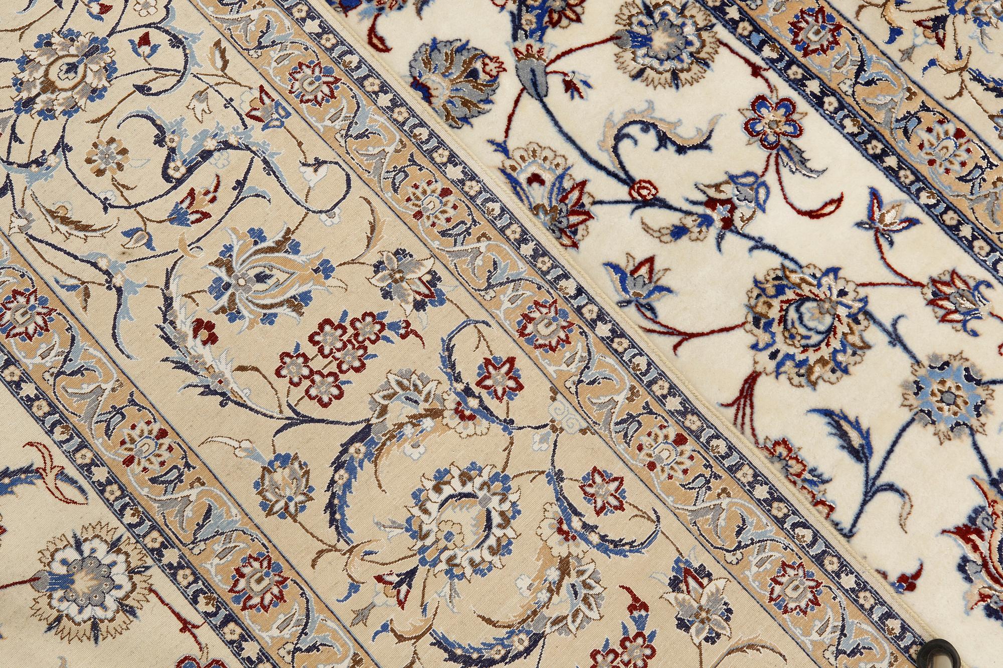 Matta, Nain, part silk, sk 4 LAA, 360 x 252 cm.