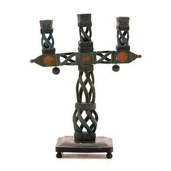 Kandelaber, sk. blekingestake, 1800-tal.